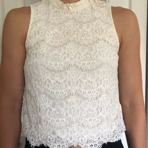 Creamy white dressy shirt